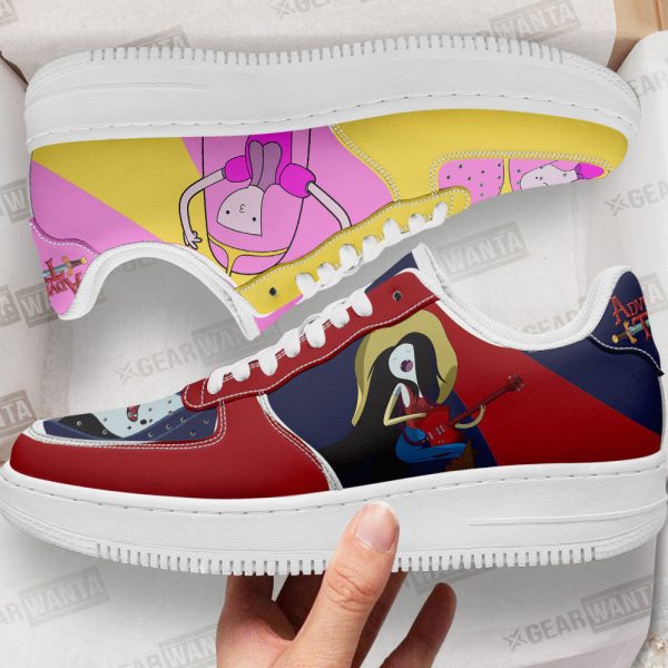 Marceline And Bubblegum Air Sneakers Custom Adventure Time Shoes 1 - Perfectivy