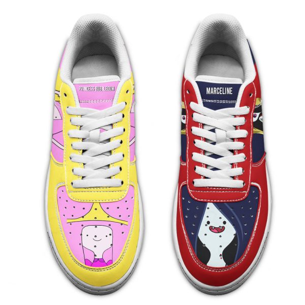Marceline And Bubblegum Air Sneakers Custom Adventure Time Shoes 4 - Perfectivy