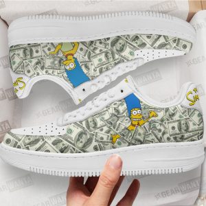 Marge Simpson Air Sneakers Custom Simpson Cartoon Shoes 1 - PerfectIvy
