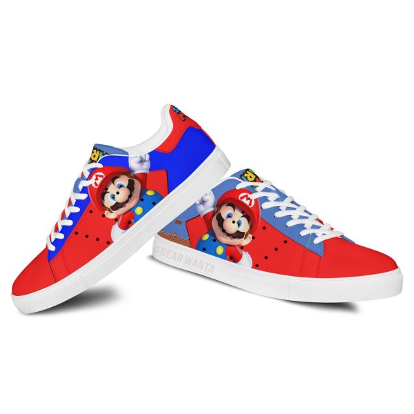 Mario Skate Shoes Custom Super Mario Game Shoes-Gearsnkrs
