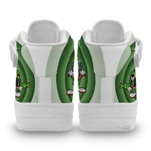 Marvin The Martian Air Mid Shoes Custom Looney Tunes Sneakers-Gearsnkrs