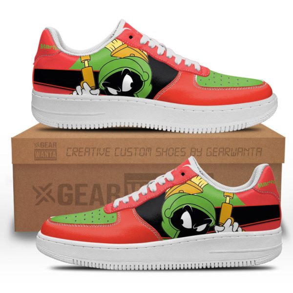 Marvin The Martian Custom Cartoon Kid Jd Sneakers Lt1310 1 - Perfectivy