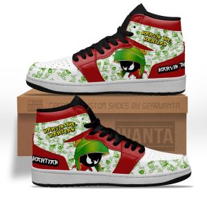 Marvin the Martian J1 Shoes Custom For Cartoon Fans Sneakers PT04 1 - PerfectIvy