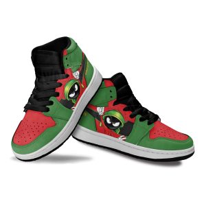 Marvin The Martian Kid Sneakers Custom For Kids 3 - Perfectivy