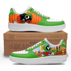 Marvin the Martian Looney Tunes Custom Air Sneakers QD14 1 - PerfectIvy