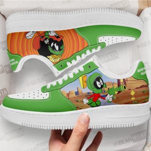 Marvin The Martian Looney Tunes Custom Air Sneakers Qd14 2 - Perfectivy
