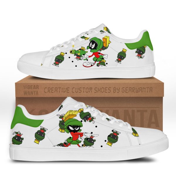 Marvin The Martian Skate Shoes Custom Looney Tunes Shoes-Gearsnkrs