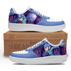 Mega Man Air Sneakers Custom For Gamer Shoes 2 - PerfectIvy