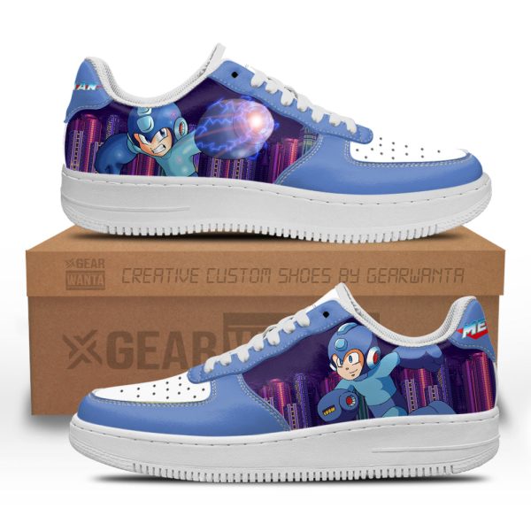 Mega Man Air Sneakers Custom For Gamer Shoes 2 - Perfectivy