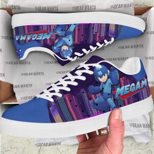 Mega Man Skate Shoes Custom Mega Man Game Shoes-Gearsnkrs