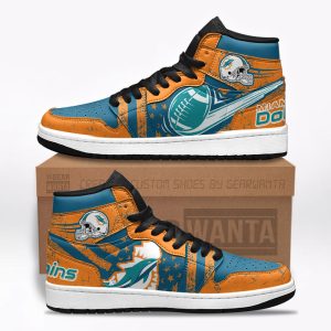 Miami Dolphins Football Team J1 Shoes Custom For Fans Sneakers TT13 1 - PerfectIvy