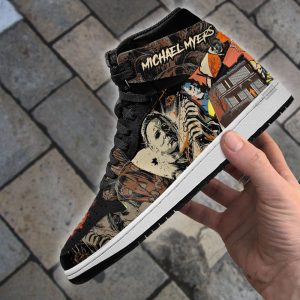 Michael Myers J1 Shoes Custom Horror Fans Sneakers-Gearsnkrs