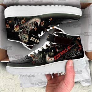 Michael Myers Shoes Custom Just Kill It Air Mid Sneakers-Gear Wanta