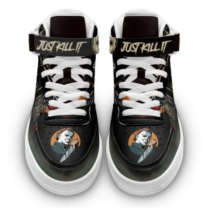 Michael Myers Shoes Custom Just Kill It Air Mid Sneakers-Gearsnkrs