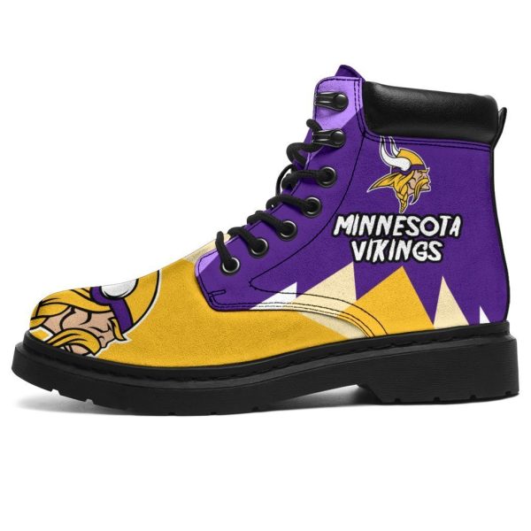 Minnesota Virkings Boots Shoes Idea For Fan-Gearsnkrs