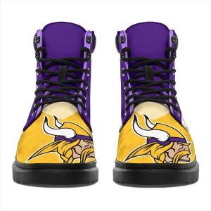 Minnesota Virkings Boots Shoes Idea For Fan-Gearsnkrs