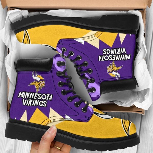 Minnesota Virkings Boots Shoes Idea For Fan-Gearsnkrs