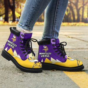 Minnesota Virkings Boots Shoes Idea For Fan-Gearsnkrs