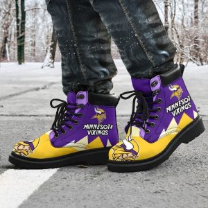 Minnesota Virkings Boots Shoes Idea For Fan-Gearsnkrs