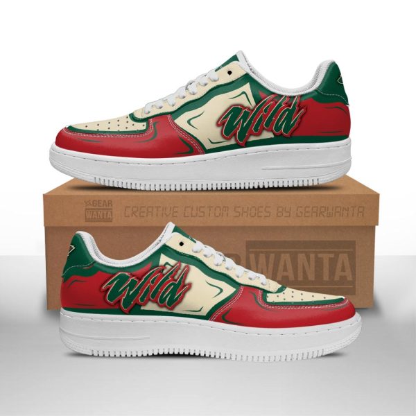 Minnesota Wild Air Sneakers Custom Naf Shoes For Fan-Gearsnkrs