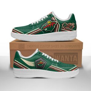 Minnesota Wilds Air Sneakers Custom Force Shoes For Fans-Gear Wanta