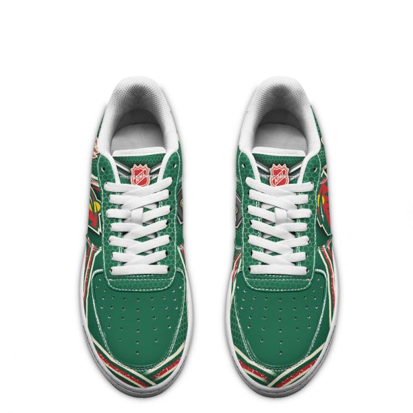 Minnesota Wilds Air Sneakers Custom Force Shoes For Fans-Gearsnkrs