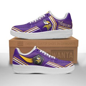 Minnesota Vikings Air Sneakers Custom Force Shoes For Fans-Gear Wanta