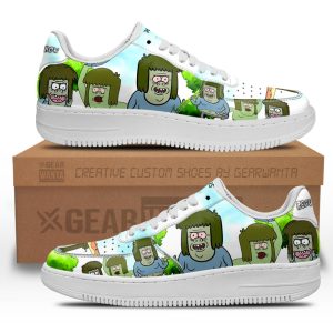 Mitch Muscle Air Sneakers Custom Regular Show Shoes 2 - Perfectivy