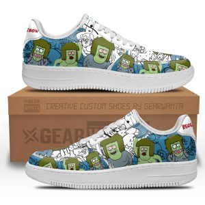 Mitch Muscle Regular Show Air Sneakers Custom Cartoon Shoes 2 - Perfectivy