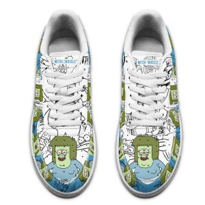 Mitch Muscle Regular Show Air Sneakers Custom Cartoon Shoes 3 - Perfectivy