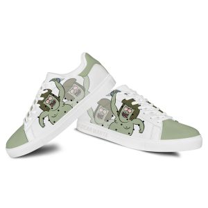 Mitch Muscle Skate Shoes Custom Regular Show Cartoon Shoes-Gearsnkrs