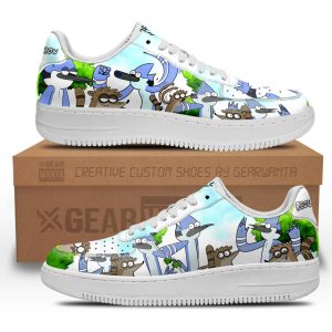 Mordecai And Rigby Air Sneakers Custom Regular Show Shoes 2 - Perfectivy