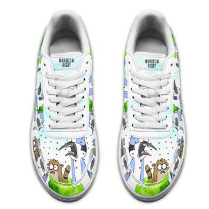 Mordecai And Rigby Air Sneakers Custom Regular Show Shoes 3 - Perfectivy