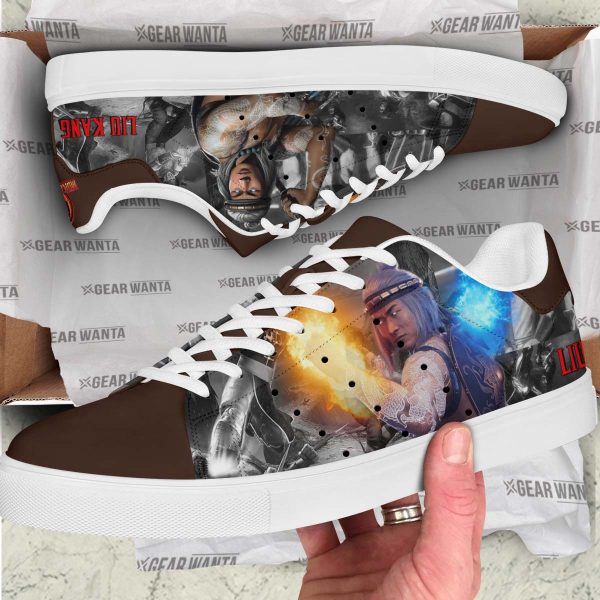 Mortal Kombat Liu Kang Skate Shoes Custom-Gearsnkrs