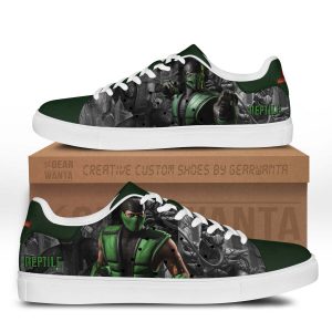 Mortal Kombat Reptile Skate Shoes Custom-Gear Wanta