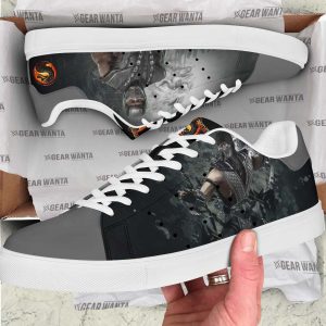 Mortal Kombat Smoke Skate Shoes Custom-Gearsnkrs