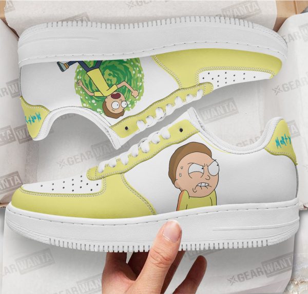 Morty Smith Rick And Morty Custom Air Sneakers Qd13 2 - Perfectivy