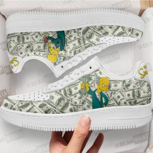 Mr.Burns Air Sneakers Custom Simpson Cartoon Shoes 1 - PerfectIvy