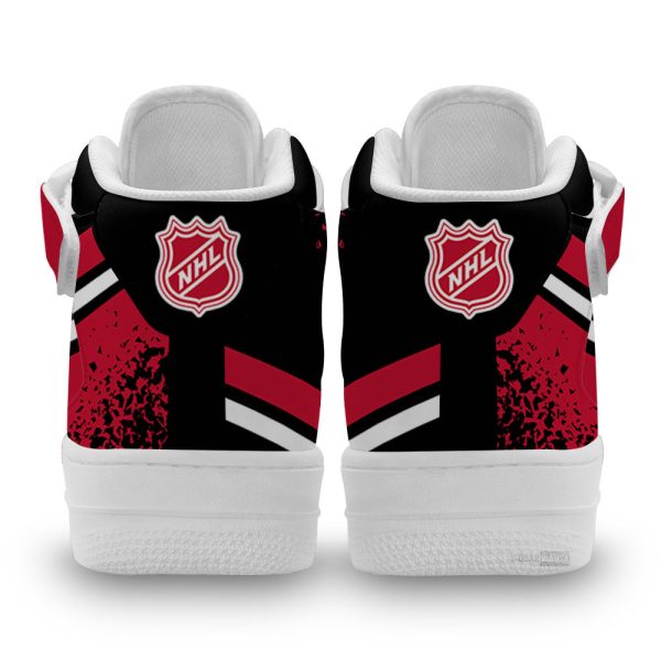 Nj Devils Air Mid Shoes Custom Hockey Sneakers Fans-Gearsnkrs