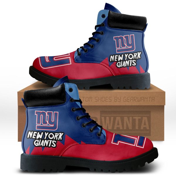 Ny Giants Boots Shoes Custom For Fans-Gearsnkrs