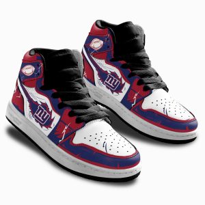 NY Giants Football Team Kid Sneakers Custom For Kids 2 - PerfectIvy