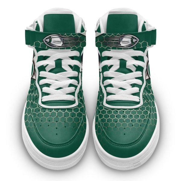Ny Jets Sneakers Custom Air Mid Shoes For Fans-Gearsnkrs
