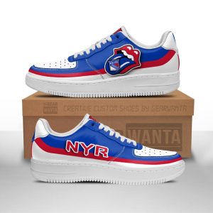 NY Rangers Air Sneakers Custom Force Shoes Sexy Lips For Fans-Gear Wanta