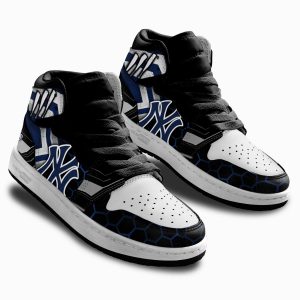 Ny Yankees Football Team Kid Sneakers Custom For Kids 2 - Perfectivy