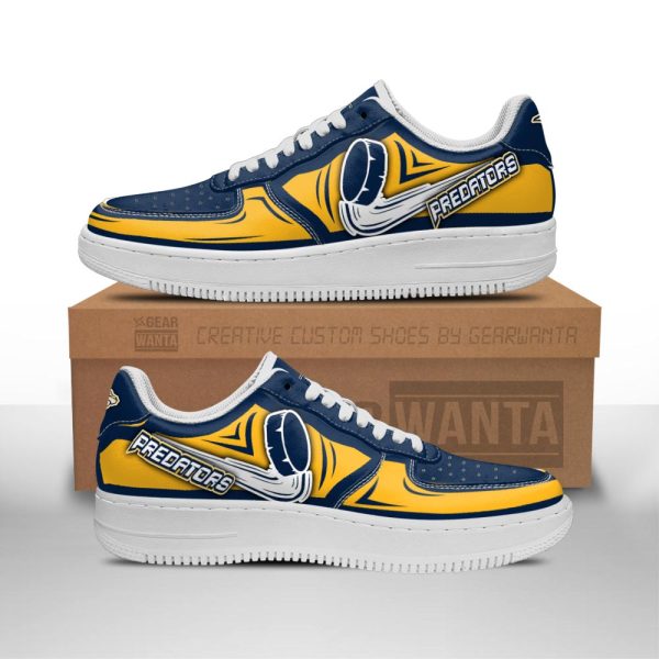 Nashville Predators Air Shoes Custom Naf Sneakers For Fans-Gearsnkrs