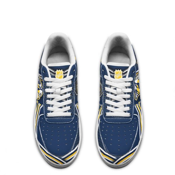 Nashville Predators Air Sneakers Custom Force Shoes For Fans-Gearsnkrs