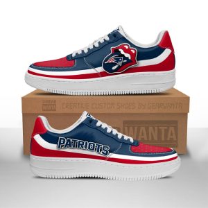 New England Patriots Air Sneakers Custom Force Shoes Sexy Lips For Fans-Gear Wanta