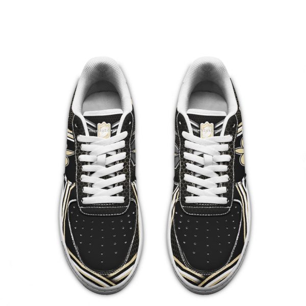 New Orlean Saints Air Sneakers Custom Force Shoes For Fans-Gearsnkrs