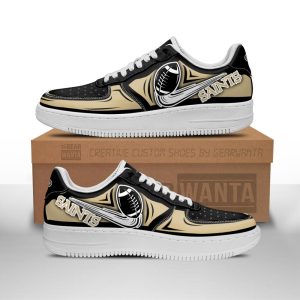 New Orleans Saints Air Shoes Custom NAF Sneakers For Fans-Gear Wanta