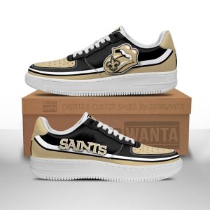 New Orleans Saints Air Sneakers Custom Force Shoes Sexy Lips For Fans-Gear Wanta